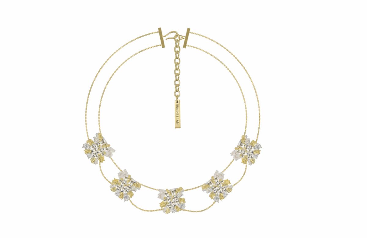 Tweed Choker Necklace