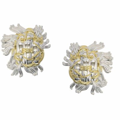Tweed Fringe Earrings