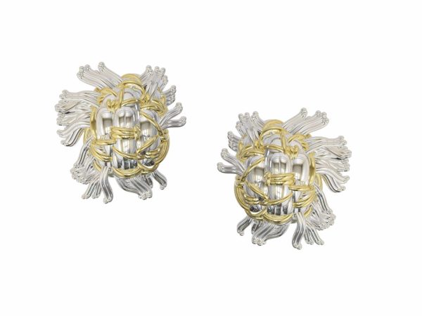 Tweed Fringe Earrings