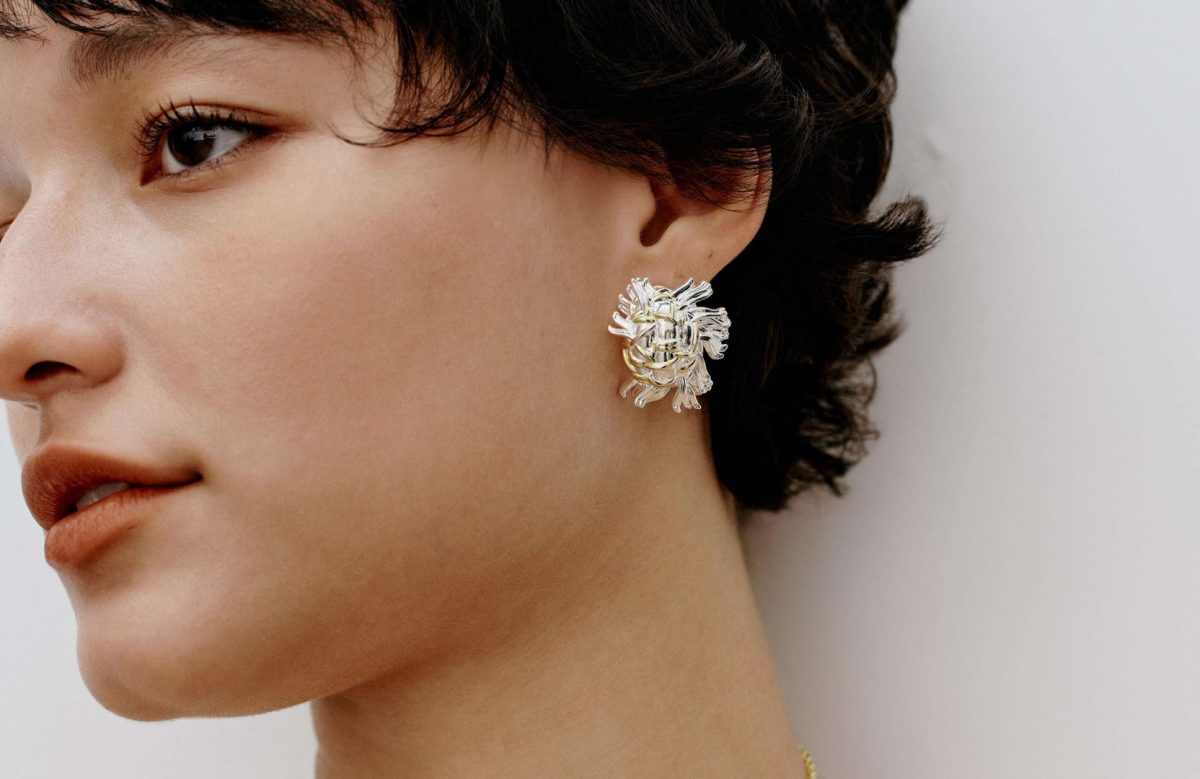 Tweed Fringe Earrings