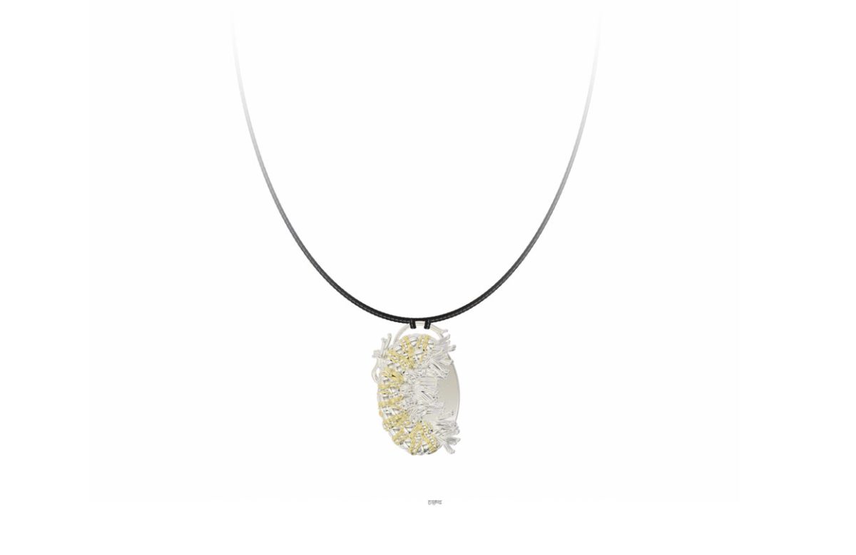 Tweed Fringe Statement Necklace
