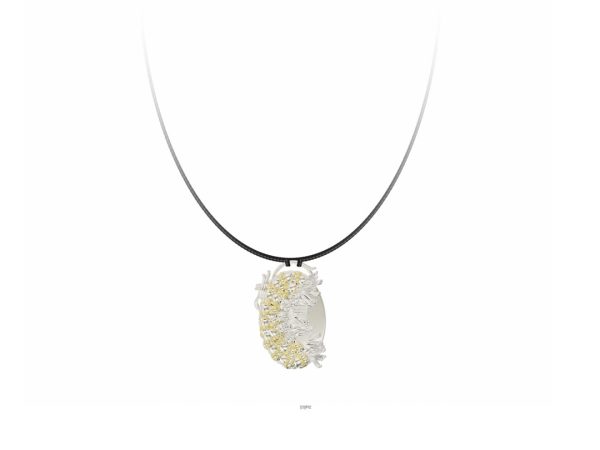 Tweed Fringe Statement Necklace