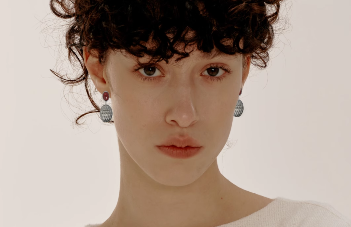 Lucky Scales Red Agate Earrings