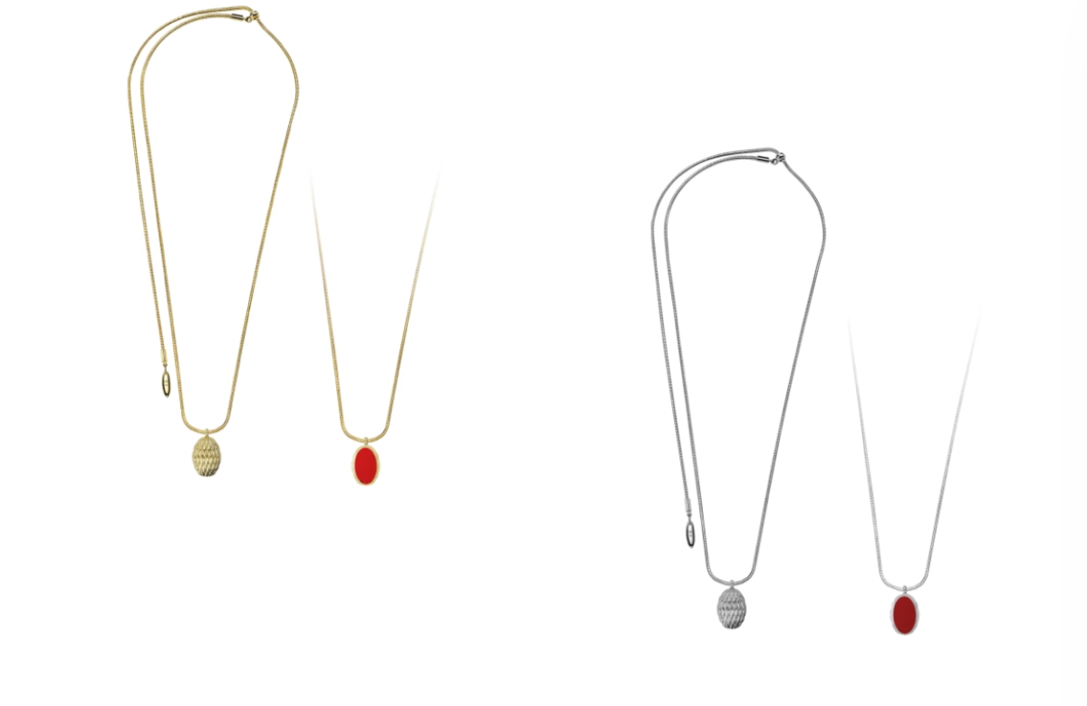 Lucky Scales Red Agate Necklace