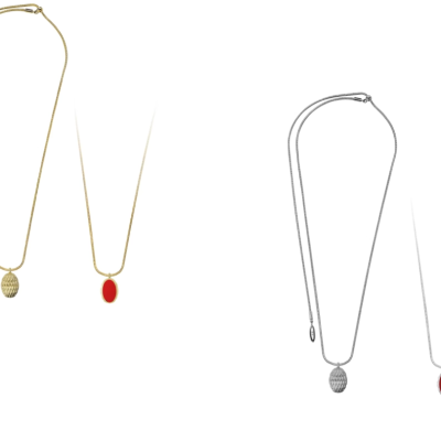 Lucky Scales Red Agate Necklace