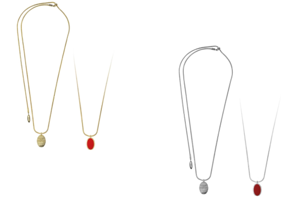 Lucky Scales Red Agate Necklace