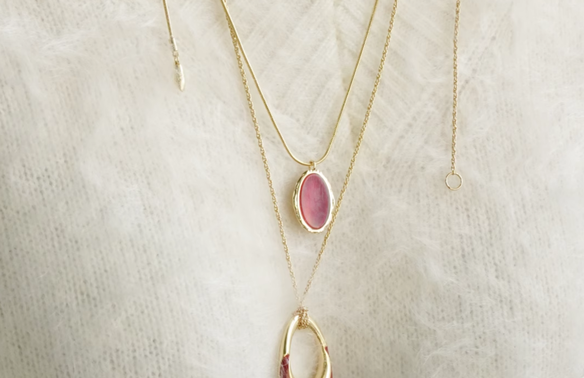 Lucky Scales Red Agate Necklace
