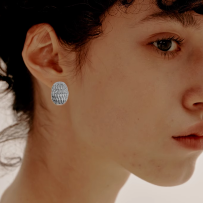 Lucky Scales Stud Earrings