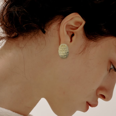 Lucky Scales Stud Earrings