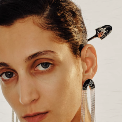 Carved Magnolia Mountain-Inspired Hairpin