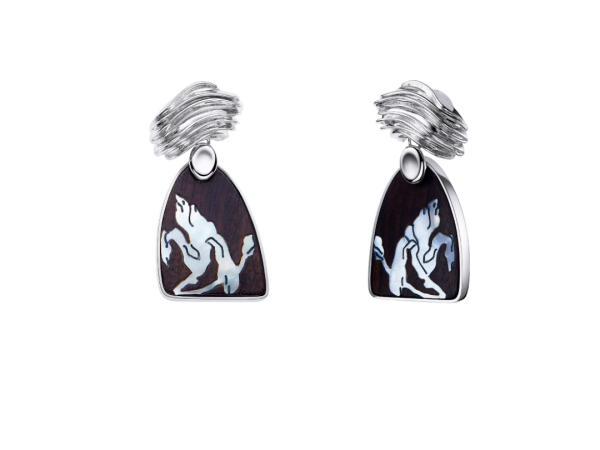 Mother-of-Pearl Magnolia Mountain View Earrings