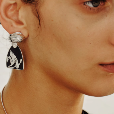 Mother-of-Pearl Magnolia Mountain View Earrings