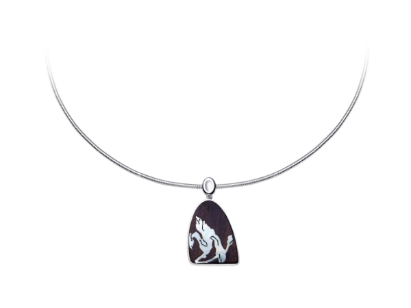 Mother-of-Pearl Magnolia Mountain Summit Necklace